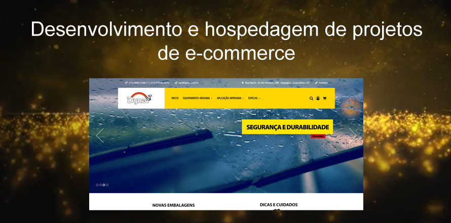 Desenvolvimento e Hospedagem de e-commerces